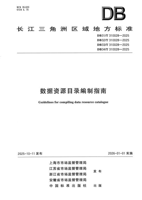 DB32/T 310028-2025 数据资源目录编制指南