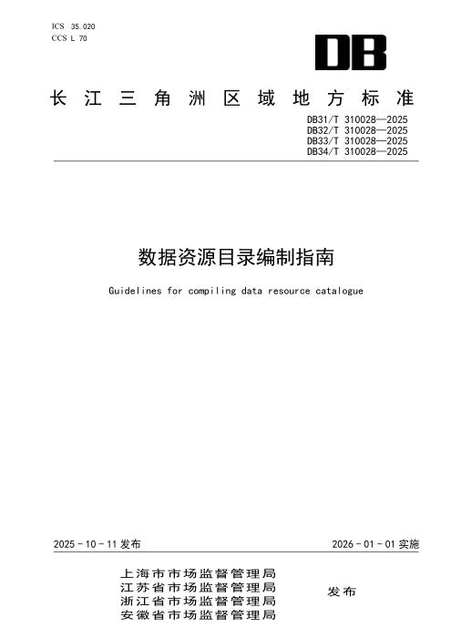 DB31/T 310028-2025 数据资源目录编制指南