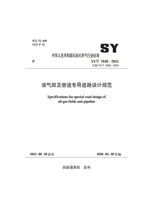 SY/T 7038-2025 油气田及管道专用道路设计规范
