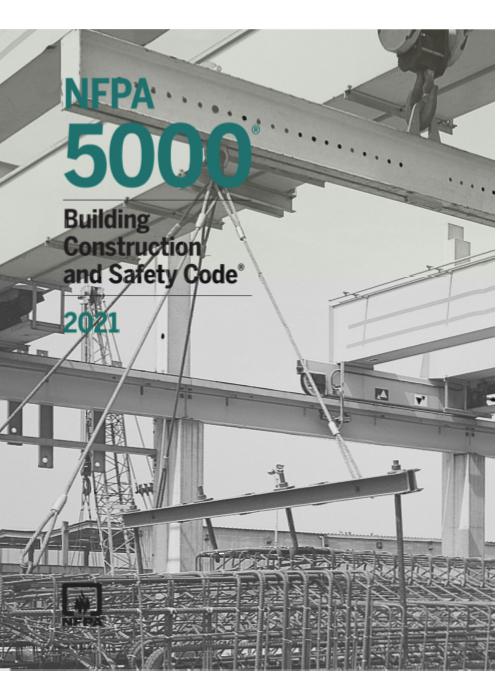 NFPA 5000-2021 建筑结构和安全规范